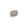 Insert HA, Raccordement à vis, mâle, 10 pin, 16A, Polycarbonate, 10A 